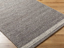 Surya Derby DRB-2302 Charcoal Area Rug by LIVABLISS