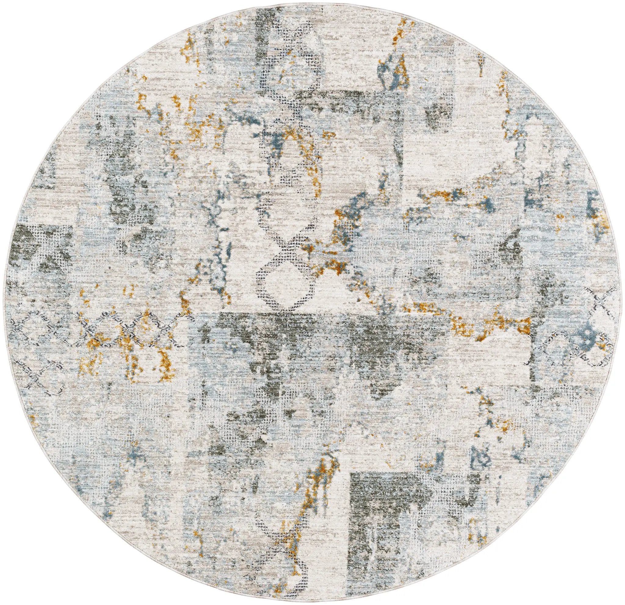Dresden DRE-2301 Taupe Area Rug by LIVABLISS