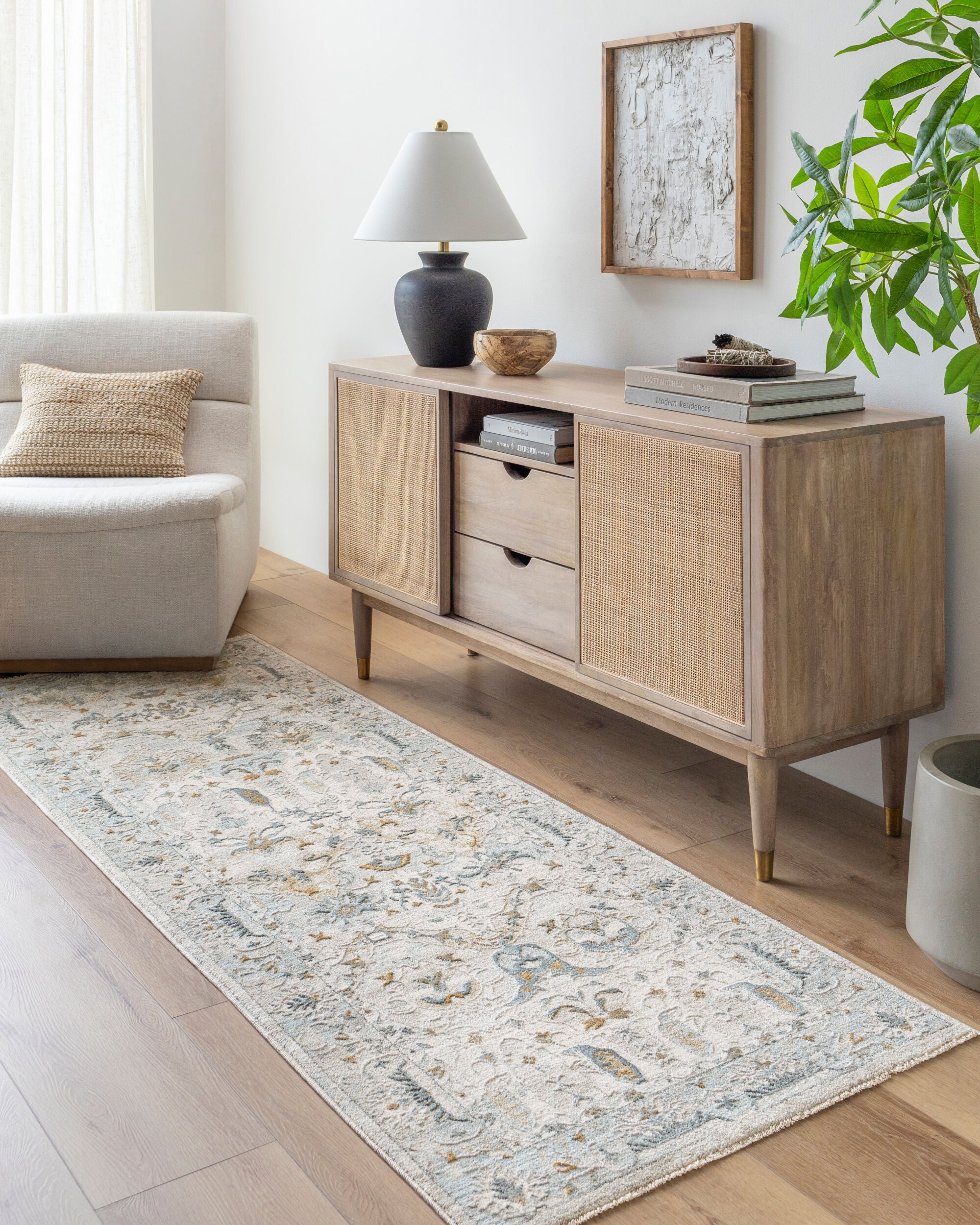 Surya Dresden DRE-2308 Off-White Area Rug by LIVABLISS