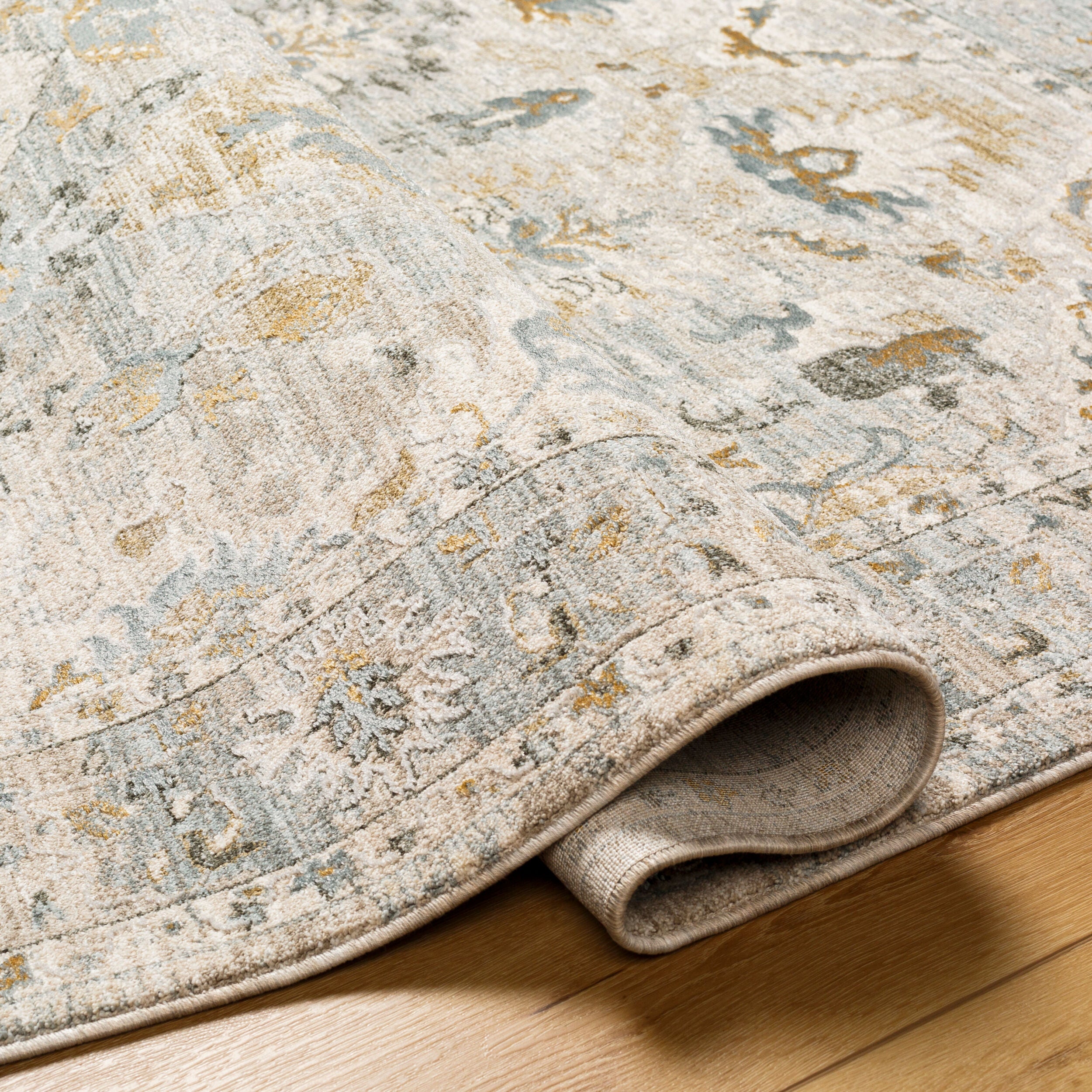 Surya Dresden DRE-2308 Off-White Area Rug by LIVABLISS
