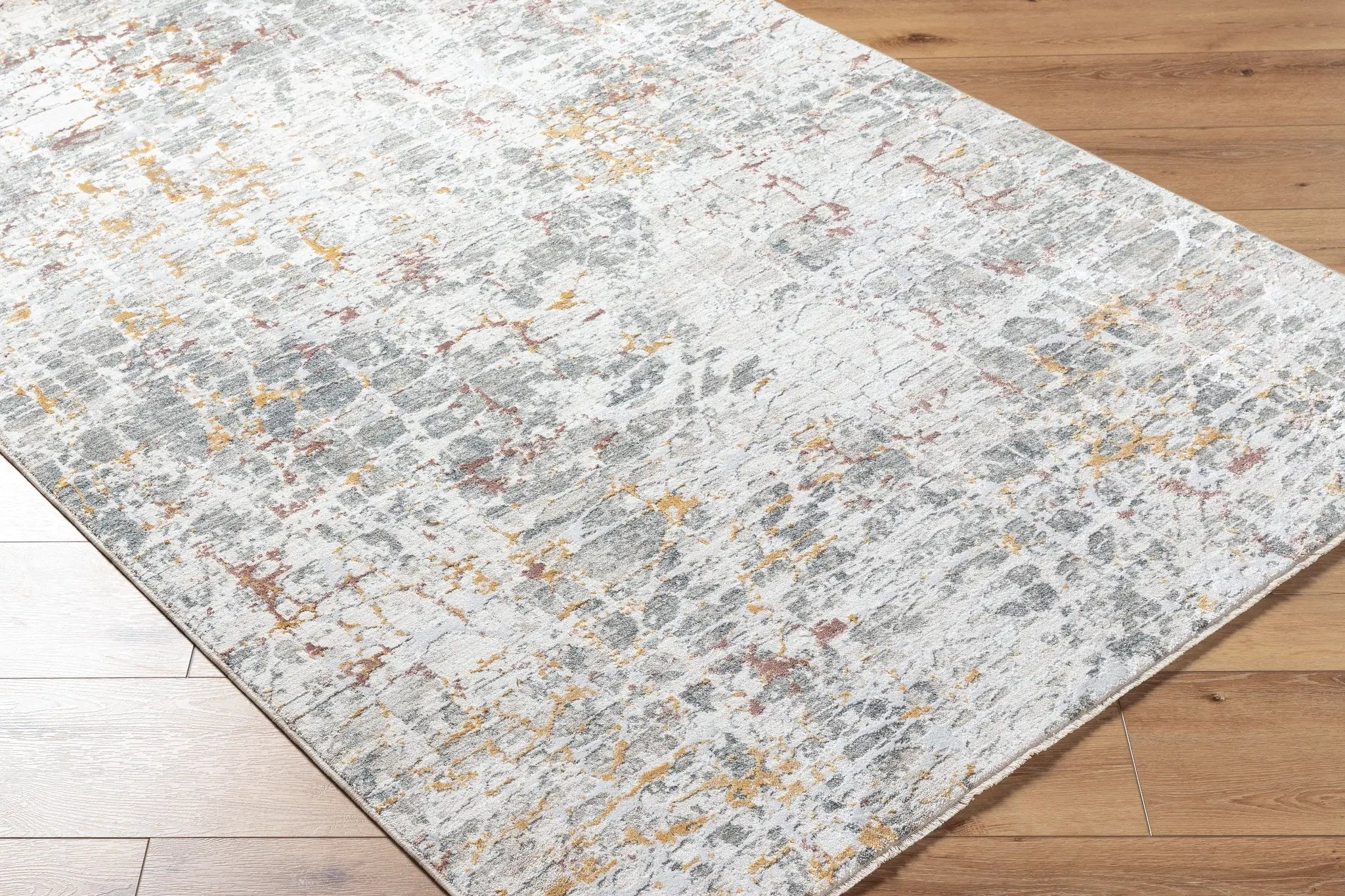 Dresden DRE-2315 White Area Rug by LIVABLISS