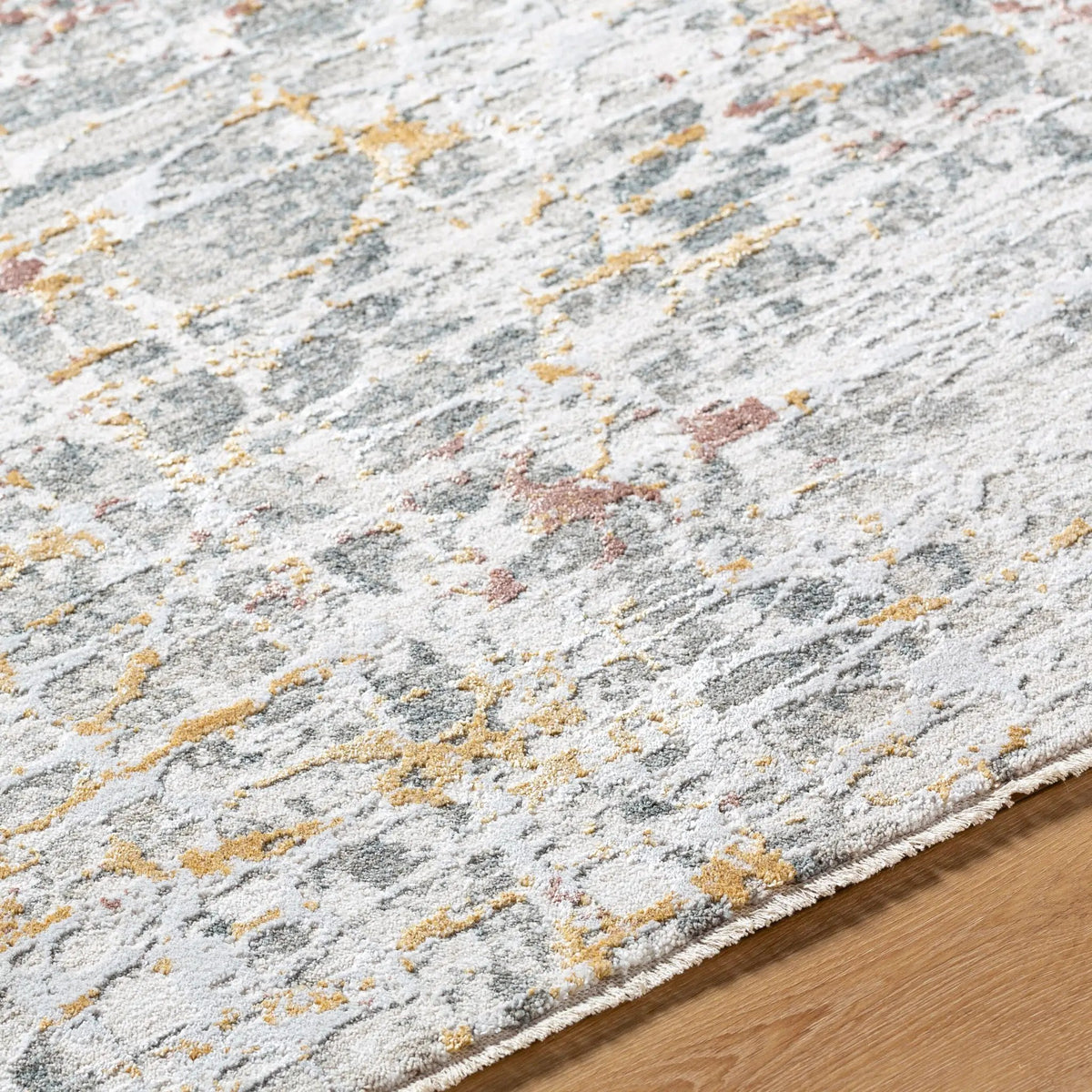 Dresden DRE-2315 White Area Rug by LIVABLISS