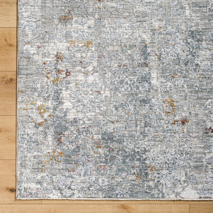 Surya Dresden DRE-2319 Medium Gray Area Rug by LIVABLISS