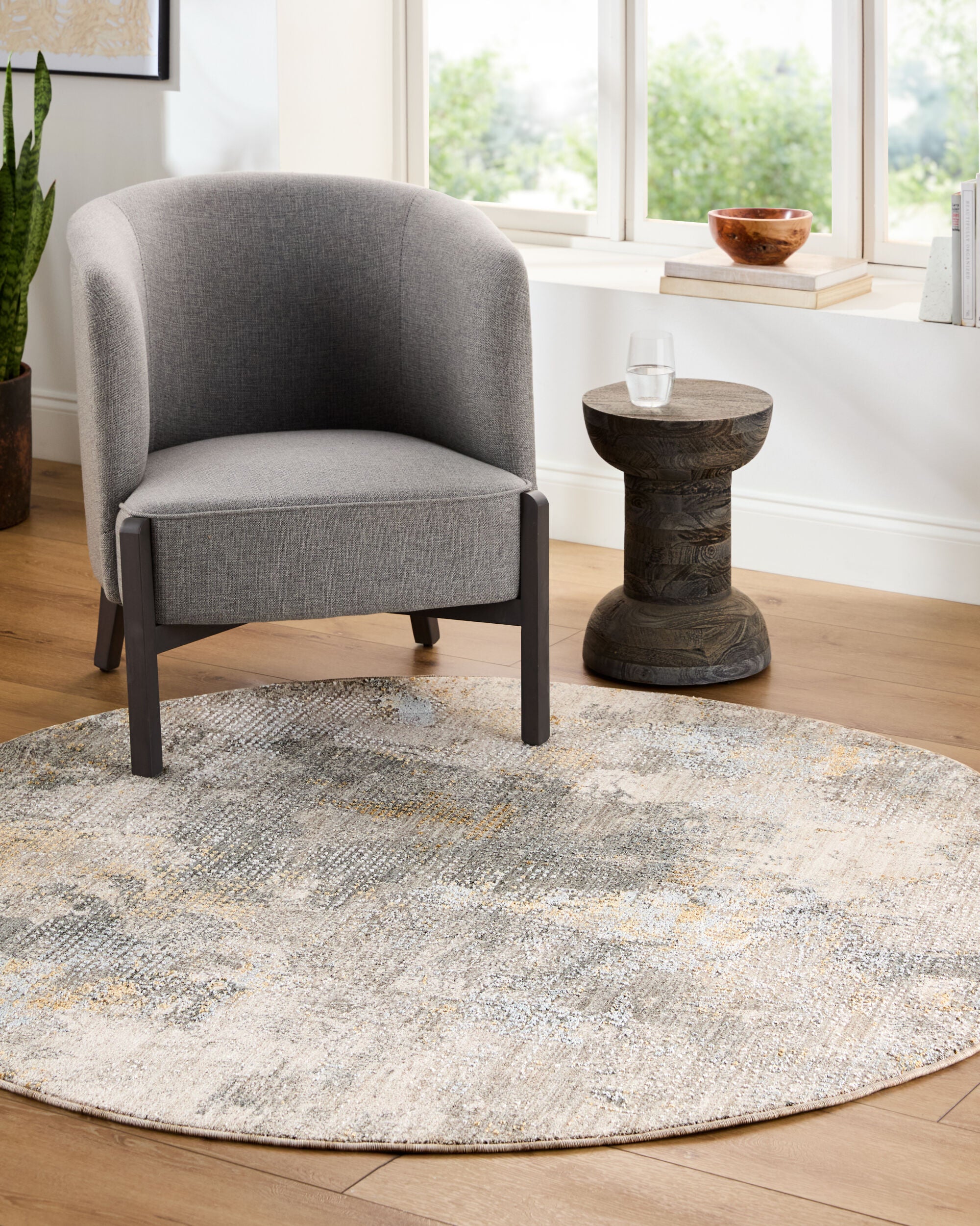 Surya Dresden DRE-2322 Medium Gray Area Rug by LIVABLISS