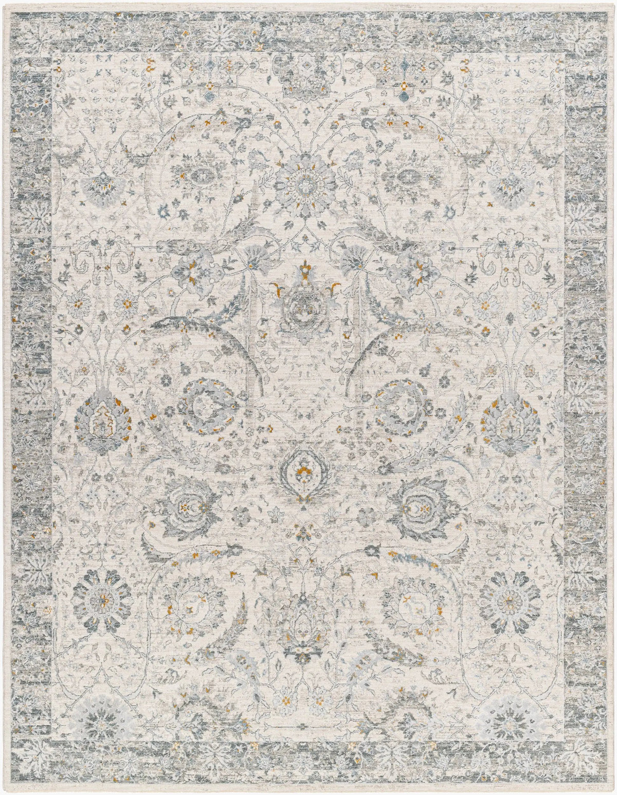 LIVABLISS Dresden DRE-2326 White Area Rug