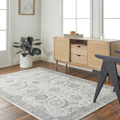 LIVABLISS Dresden DRE-2326 White Area Rug