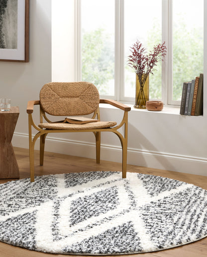 Surya Deluxe Shag DXS-2309 Black Area Rug by LIVABLISS