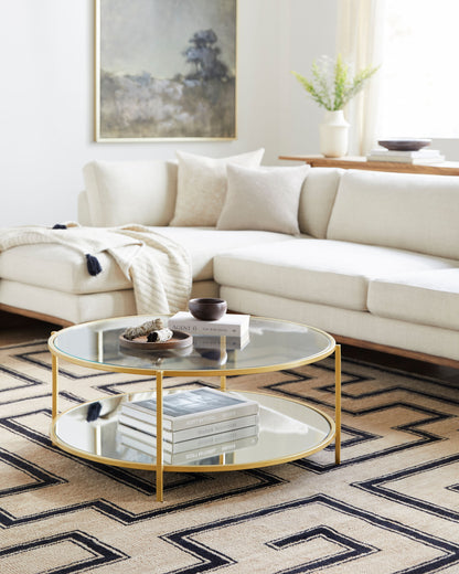Surya Alecsa EAA-014 Furniture Coffee Table by LIVABLISS