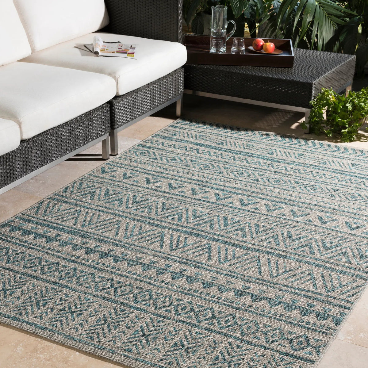 LIVABLISS Eagean EAG-2307 Green Area Rug