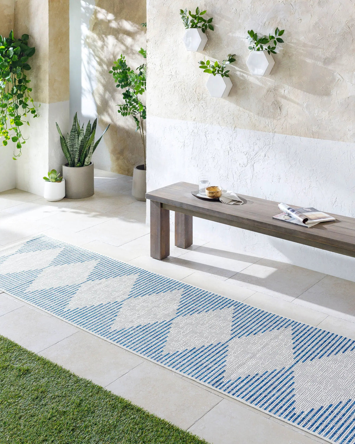 LIVABLISS Eagean EAG-2349 Blue Area Rug