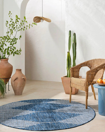 LIVABLISS Eagean EAG-2350 Blue Area Rug