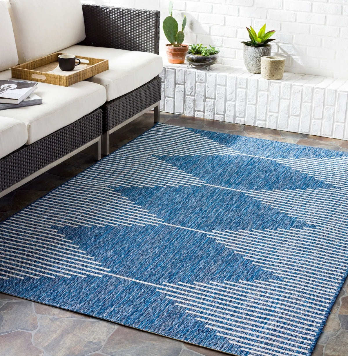 LIVABLISS Eagean EAG-2350 Blue Area Rug