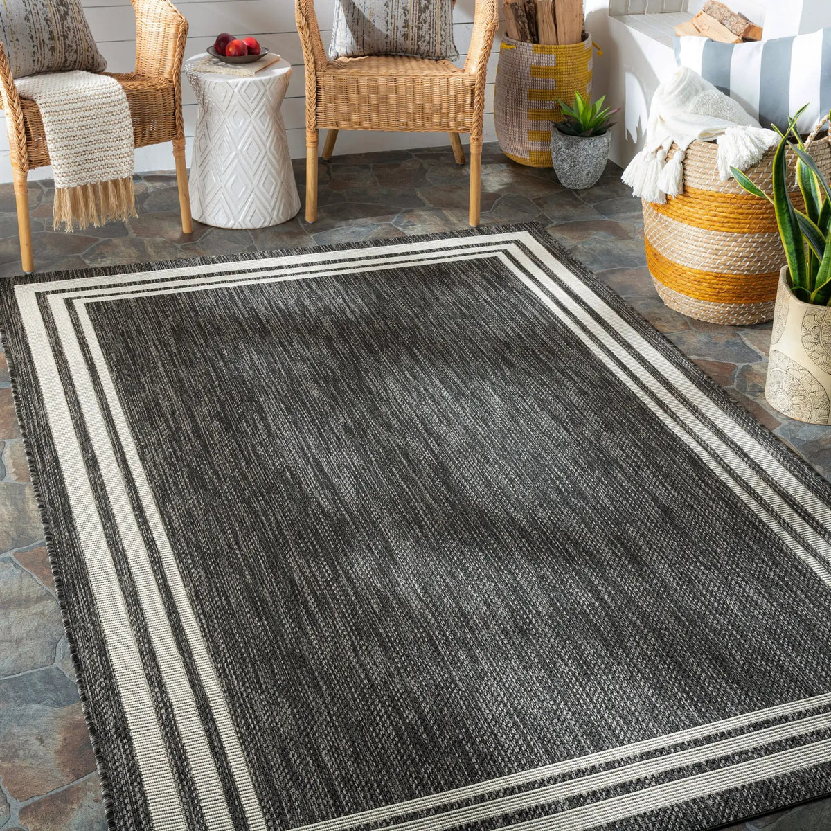 LIVABLISS Eagean EAG-2365 Charcoal Area Rug
