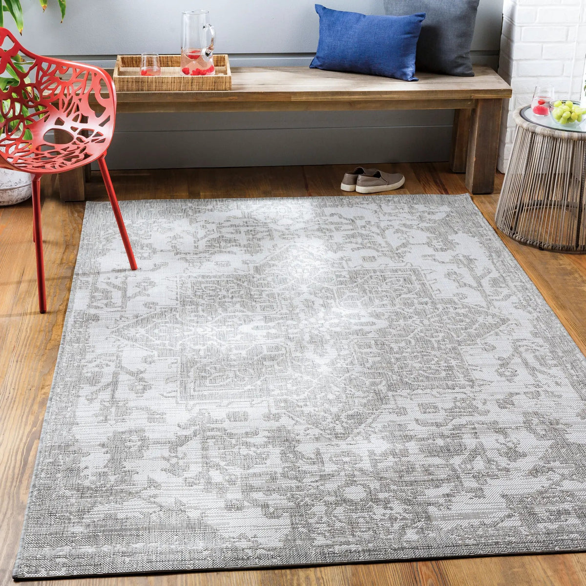 LIVABLISS Eagean EAG-2380 Gray Area Rug