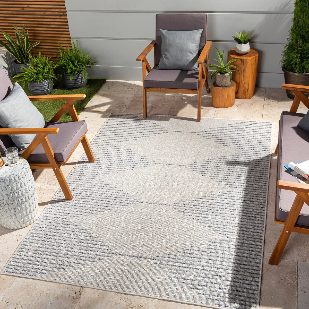 LIVABLISS Eagean EAG-2418 Oatmeal Area Rug