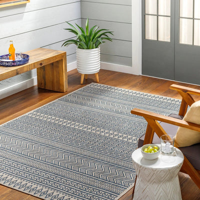 LIVABLISS Eagean EAG-2428 Navy Area Rug