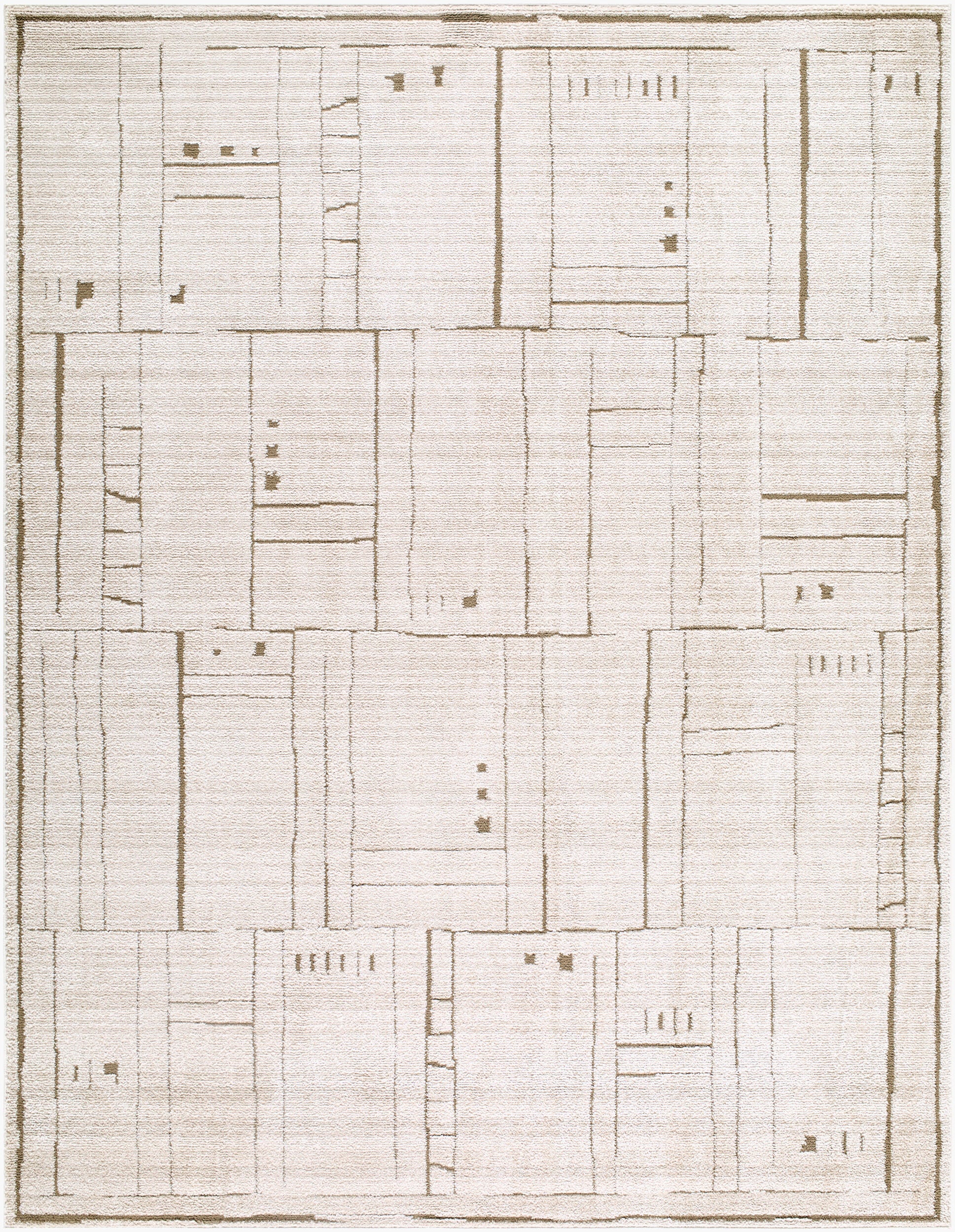 Elle Decor x Livabliss Alma EDAL-2300 Taupe Area Rug