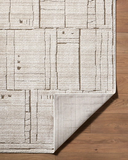 Elle Decor x Livabliss Alma EDAL-2300 Taupe Area Rug