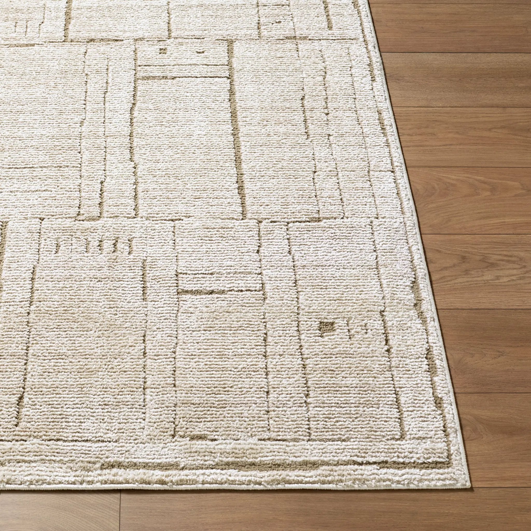 Alma EDAL-2300 Taupe Area Rug by Elle Decor x LIVABLISS