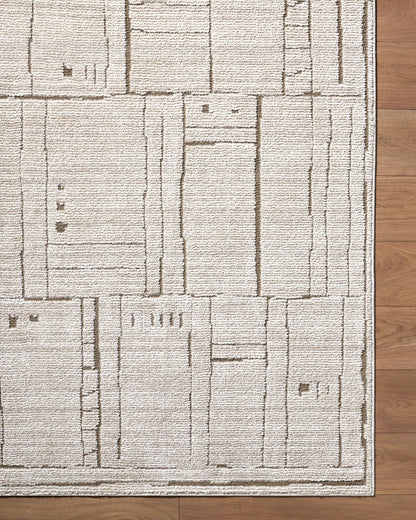 Elle Decor x Livabliss Alma EDAL-2300 Taupe Area Rug