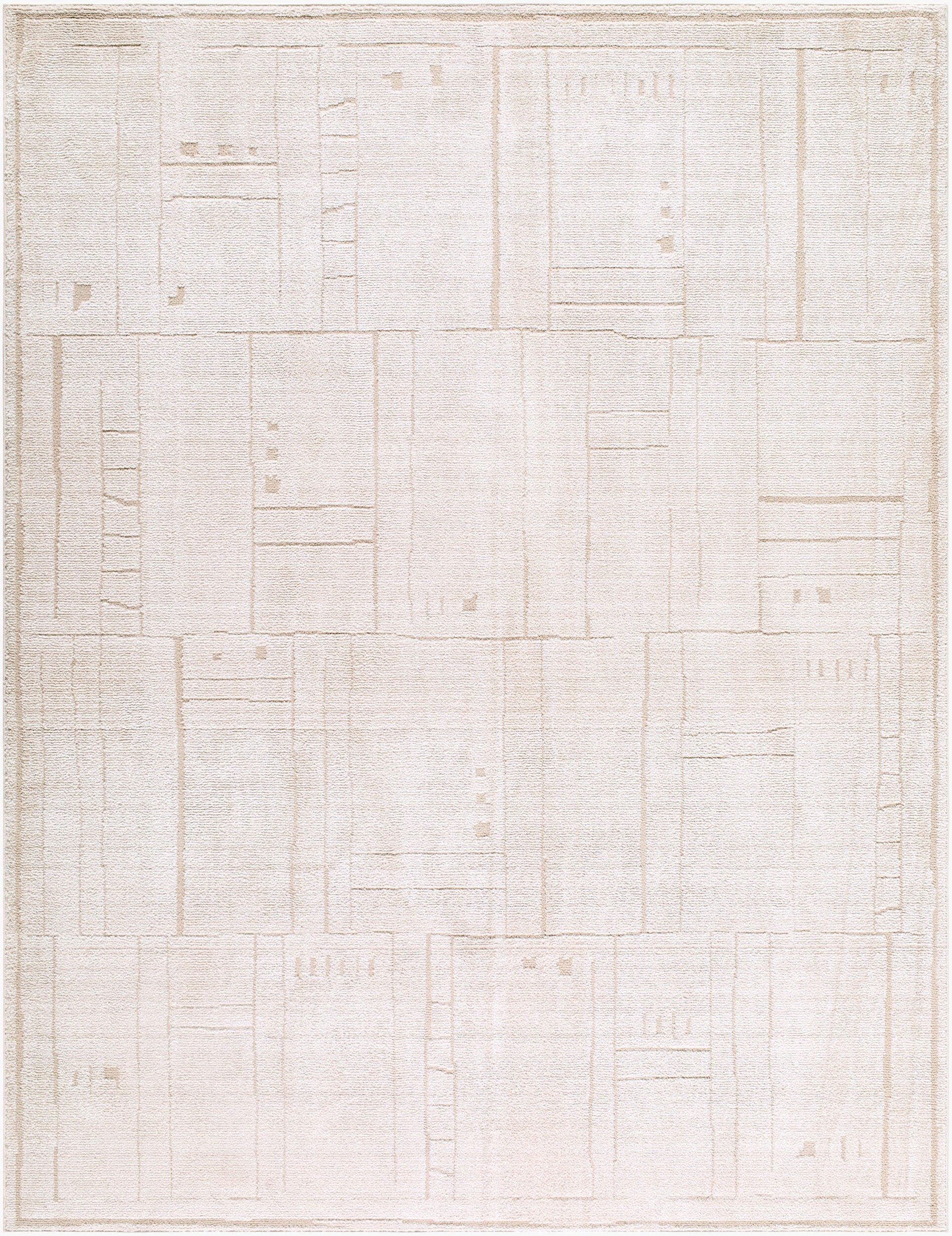 Elle Decor x Livabliss Alma EDAL-2301 Ivory Area Rug