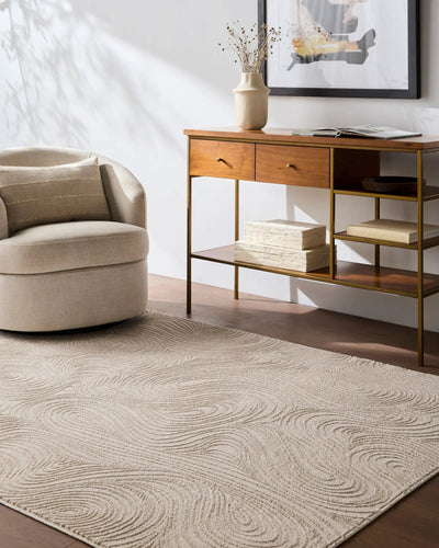 Livabliss x Elle Decor Grenelle EDGN-2303 Taupe Area Rug