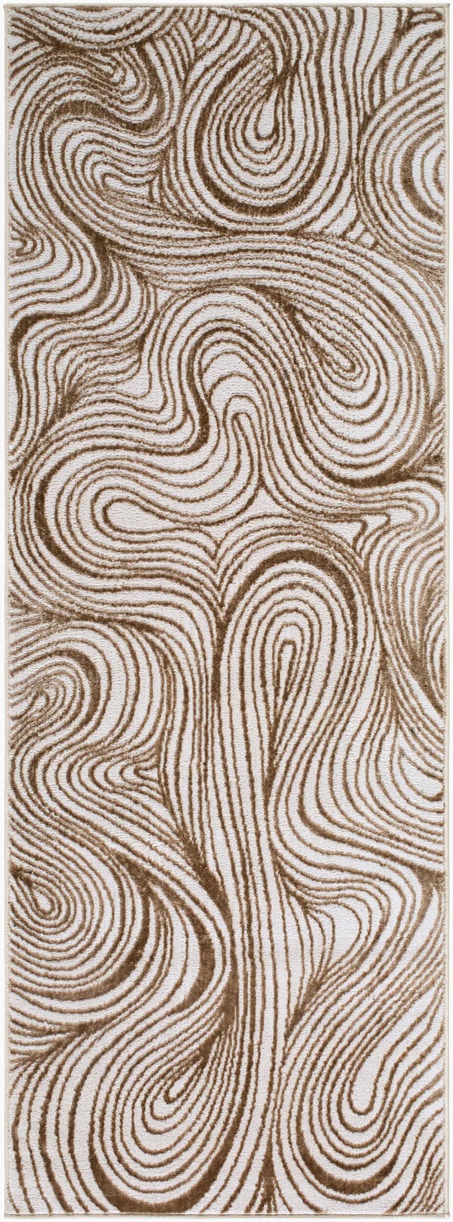 Livabliss x Elle Decor Grenelle EDGN-2305 Taupe Area Rug