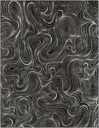 Livabliss x Elle Decor Grenelle EDGN-2306 Black Area Rug