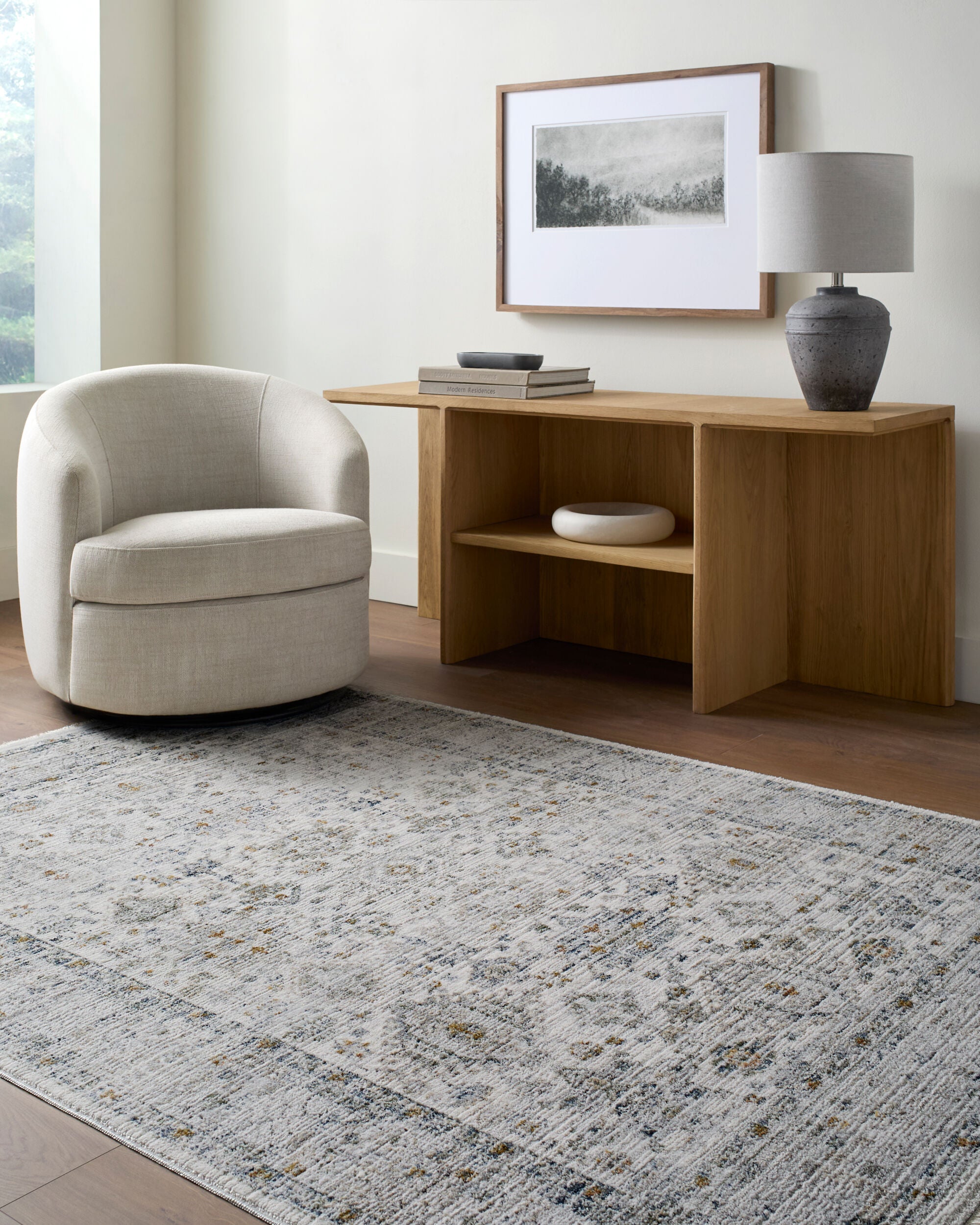 Surya Edmonton EDO-2308 Light Gray Area Rug by LIVABLISS