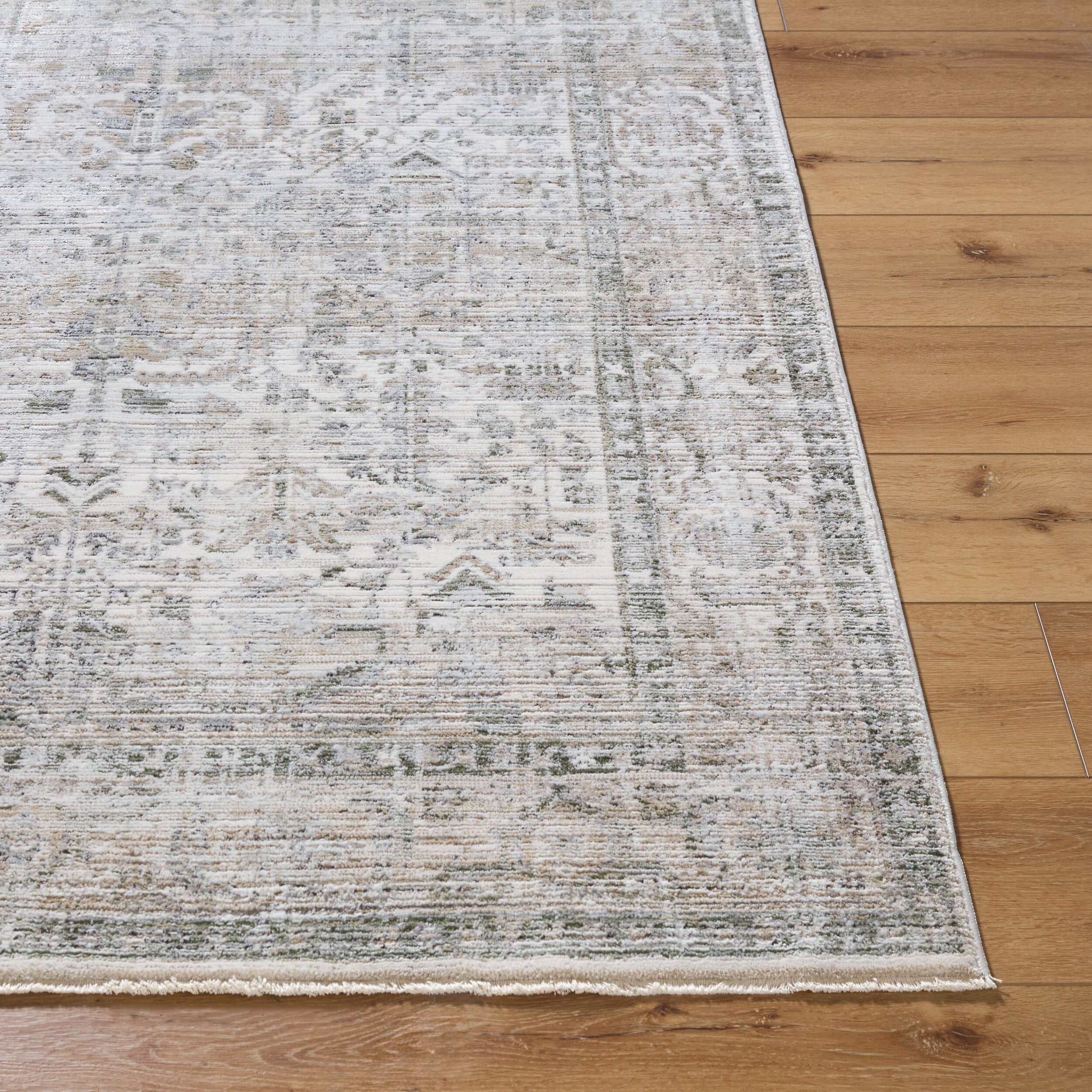 Surya Edmonton EDO-2310 Light Gray Area Rug by LIVABLISS