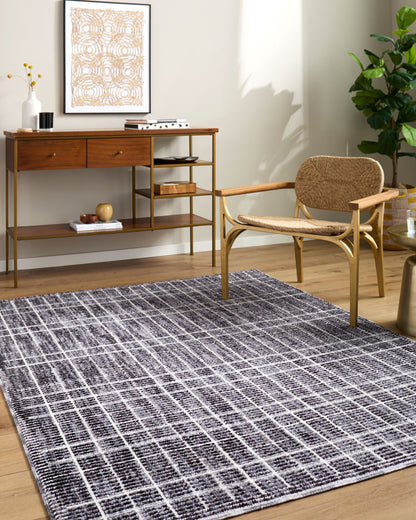 Elle Decor x Livabliss Odeon EDOD-2302 Black Area Rug