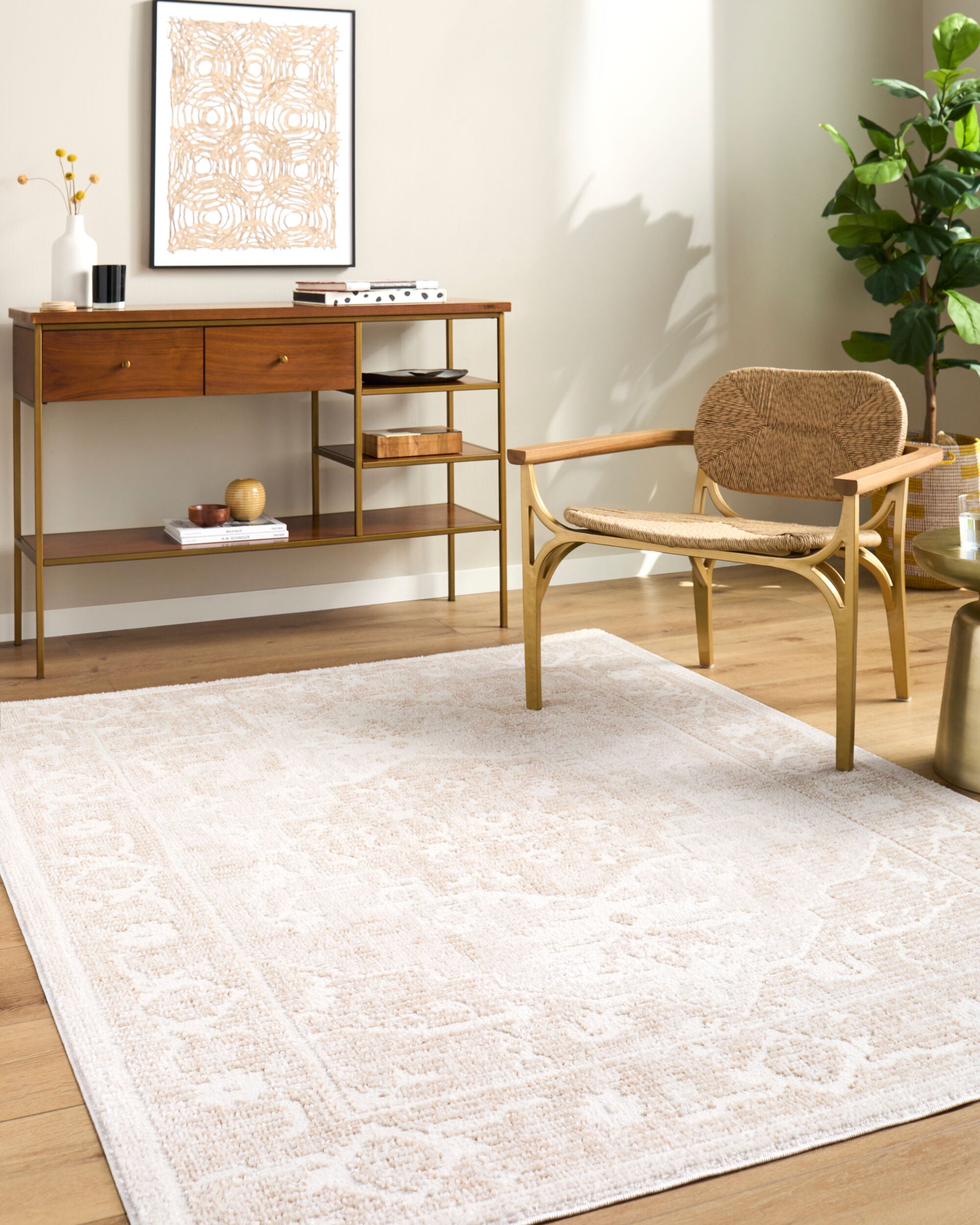 Elle Decor x Livabliss Odeon EDOD-2304 Light-Beige Area Rug