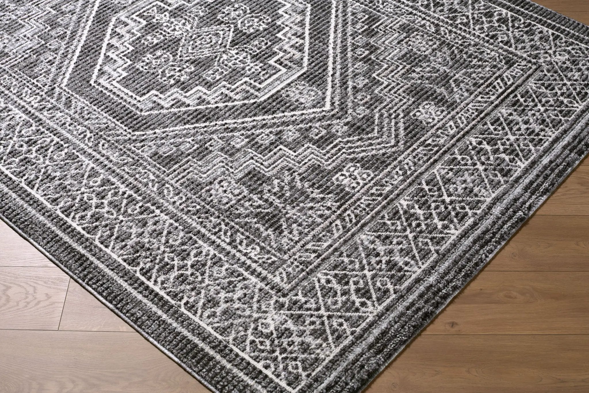 Odeon EDOD-2306 Black Area Rug by Elle Decor x LIVABLISS