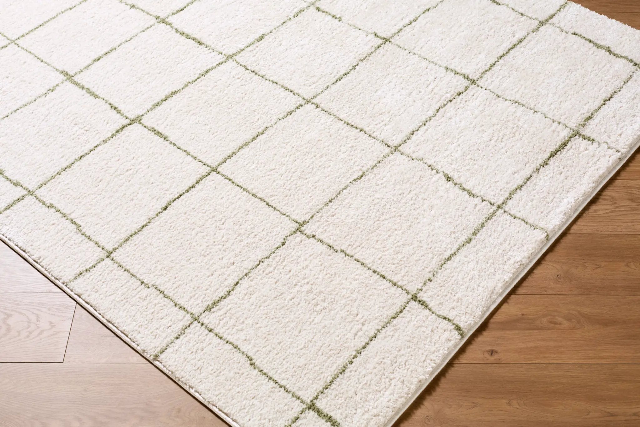 Rivoli EDRV-2301 Cream / Olive Area Rug by Elle Decor x LIVABLISS