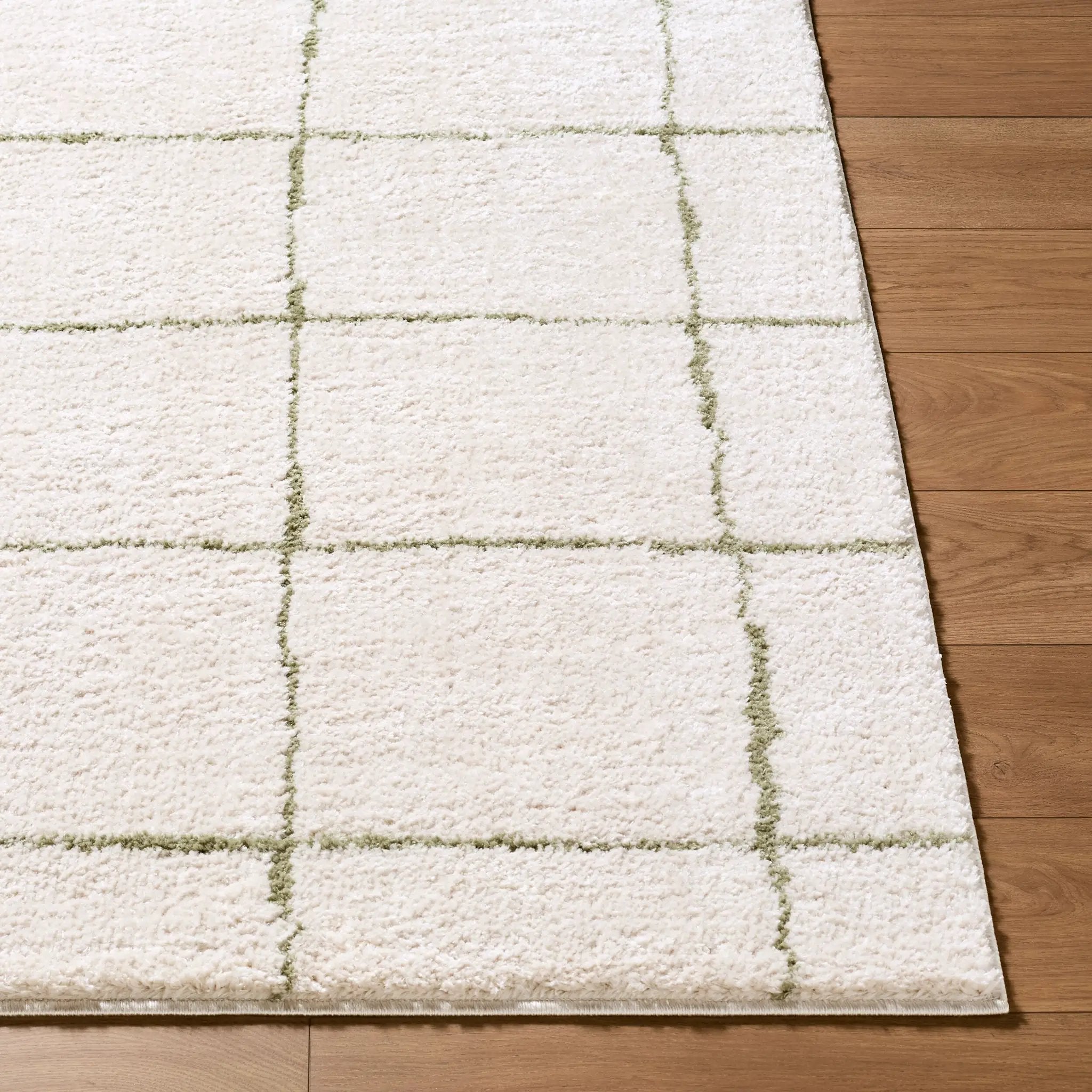 Rivoli EDRV-2301 Cream / Olive Area Rug by Elle Decor x LIVABLISS