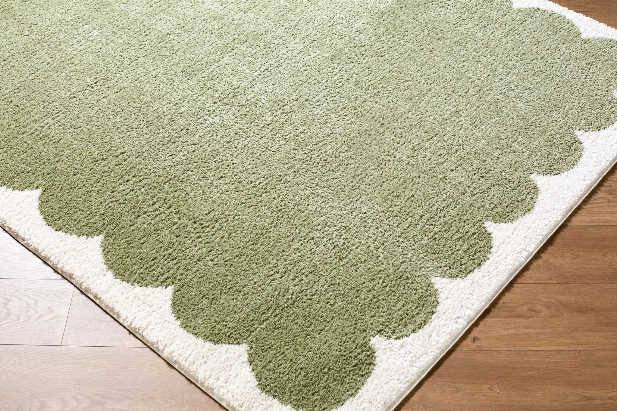 Rivoli EDRV-2303 Olive / Cream Area Rug by Elle Decor x LIVABLISS