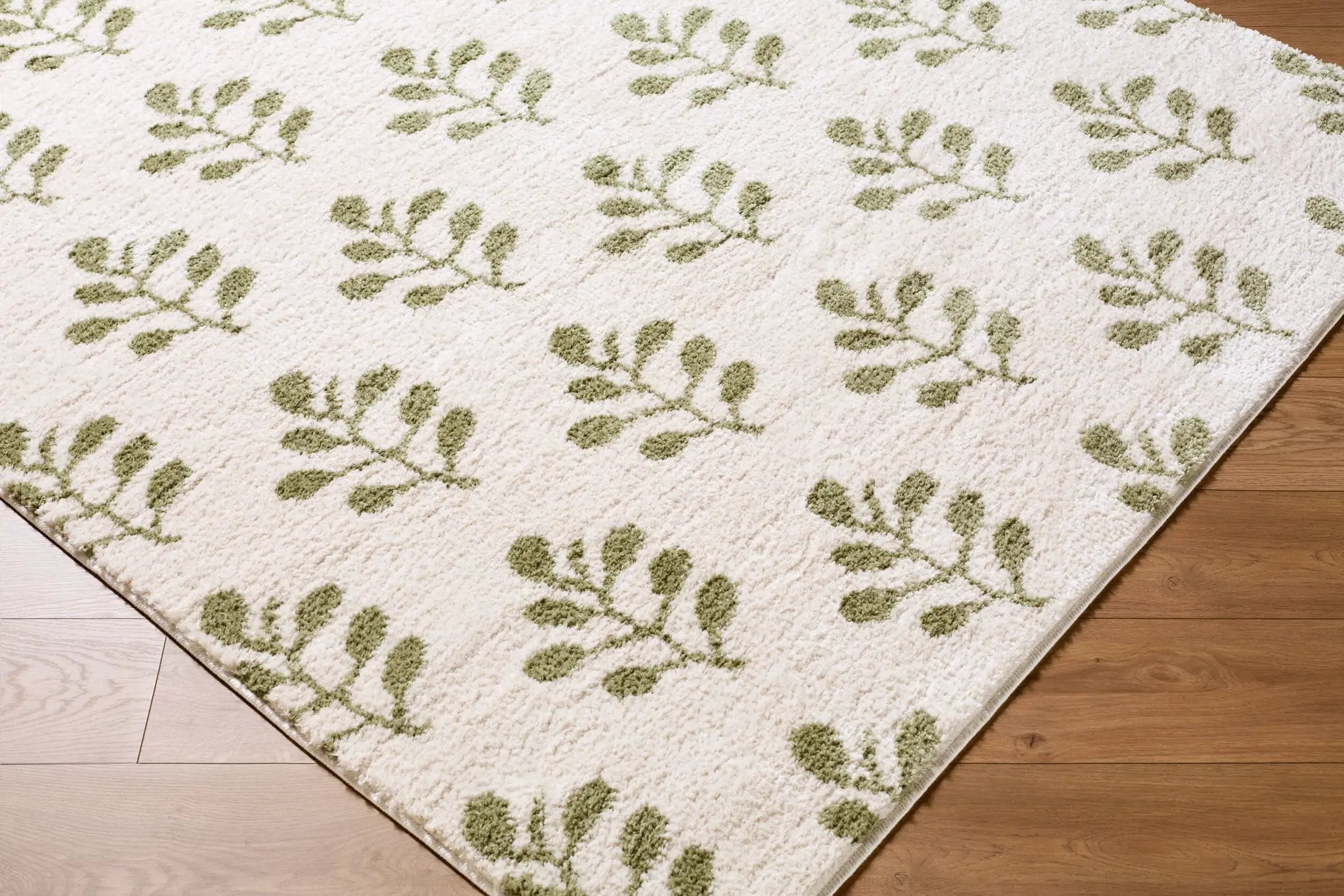 Rivoli EDRV-2304 Cream / Olive Area Rug by Elle Decor x LIVABLISS