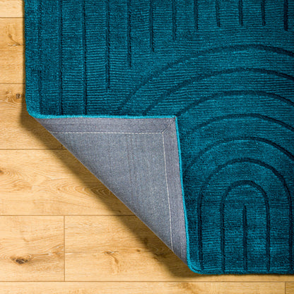 Surya Elissa EIA-2302 Deep Teal Area Rug by LIVABLISS