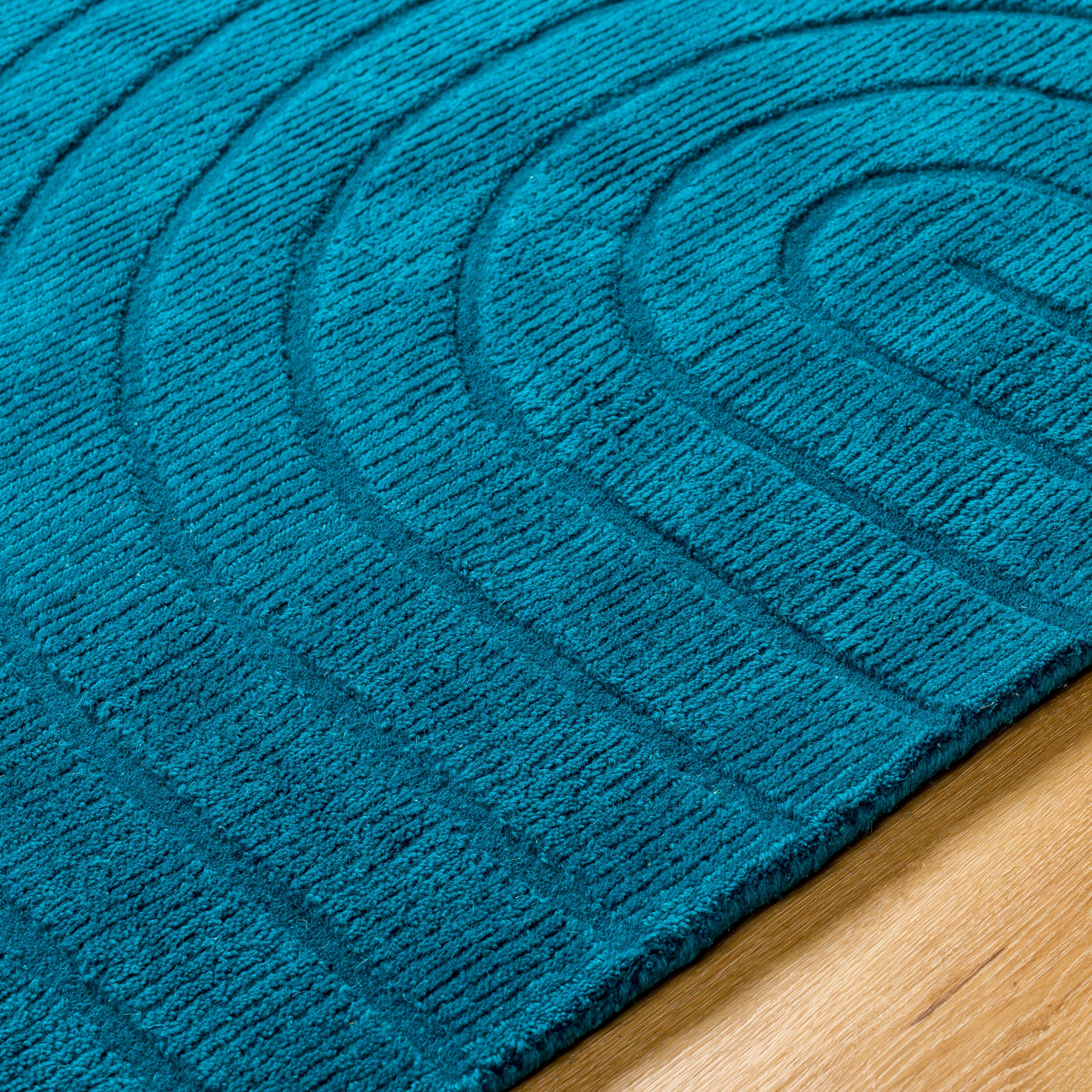 Surya Elissa EIA-2302 Deep Teal Area Rug by LIVABLISS