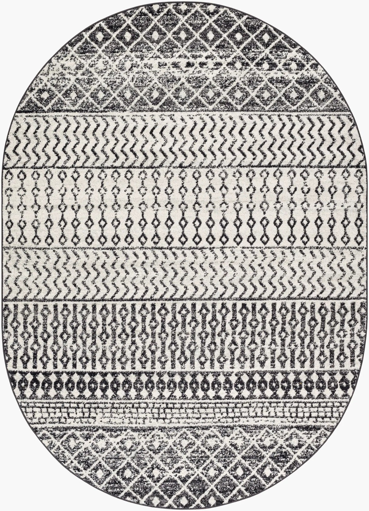 LIVABLISS Elaziz ELZ-2307 Black Area Rug