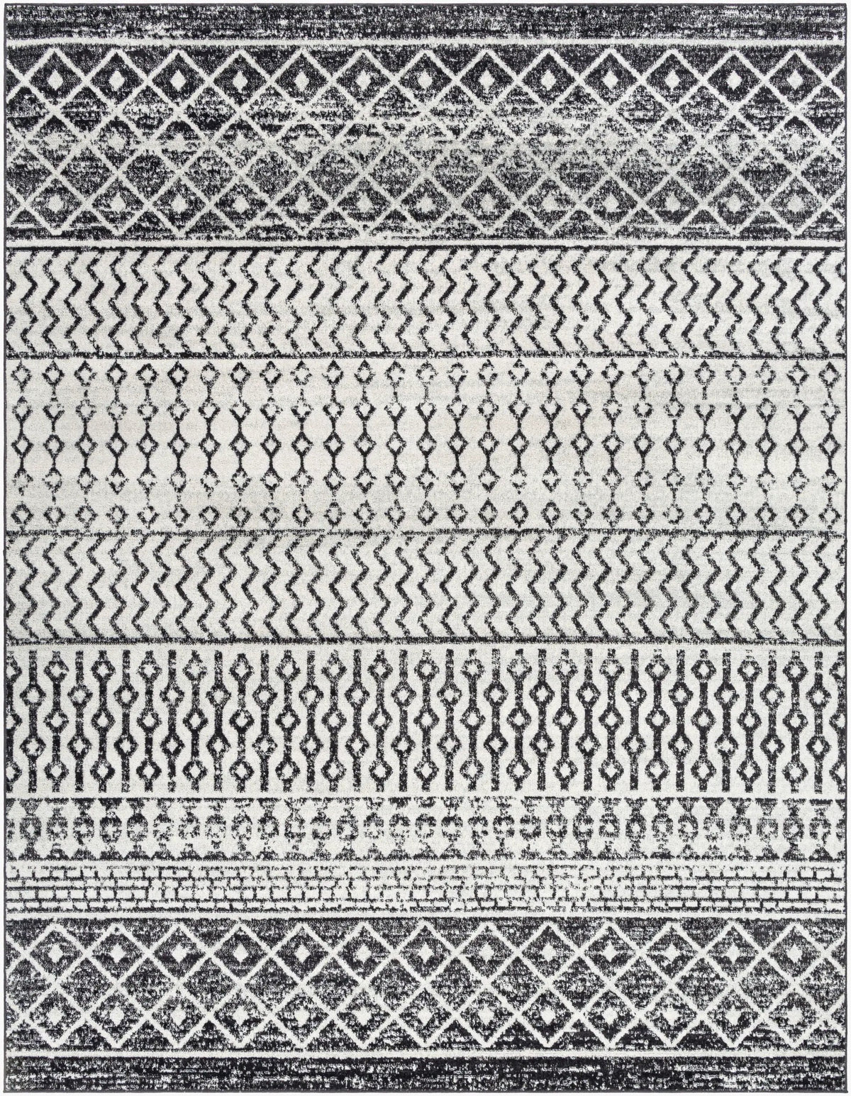 LIVABLISS Elaziz ELZ-2307 Black Area Rug