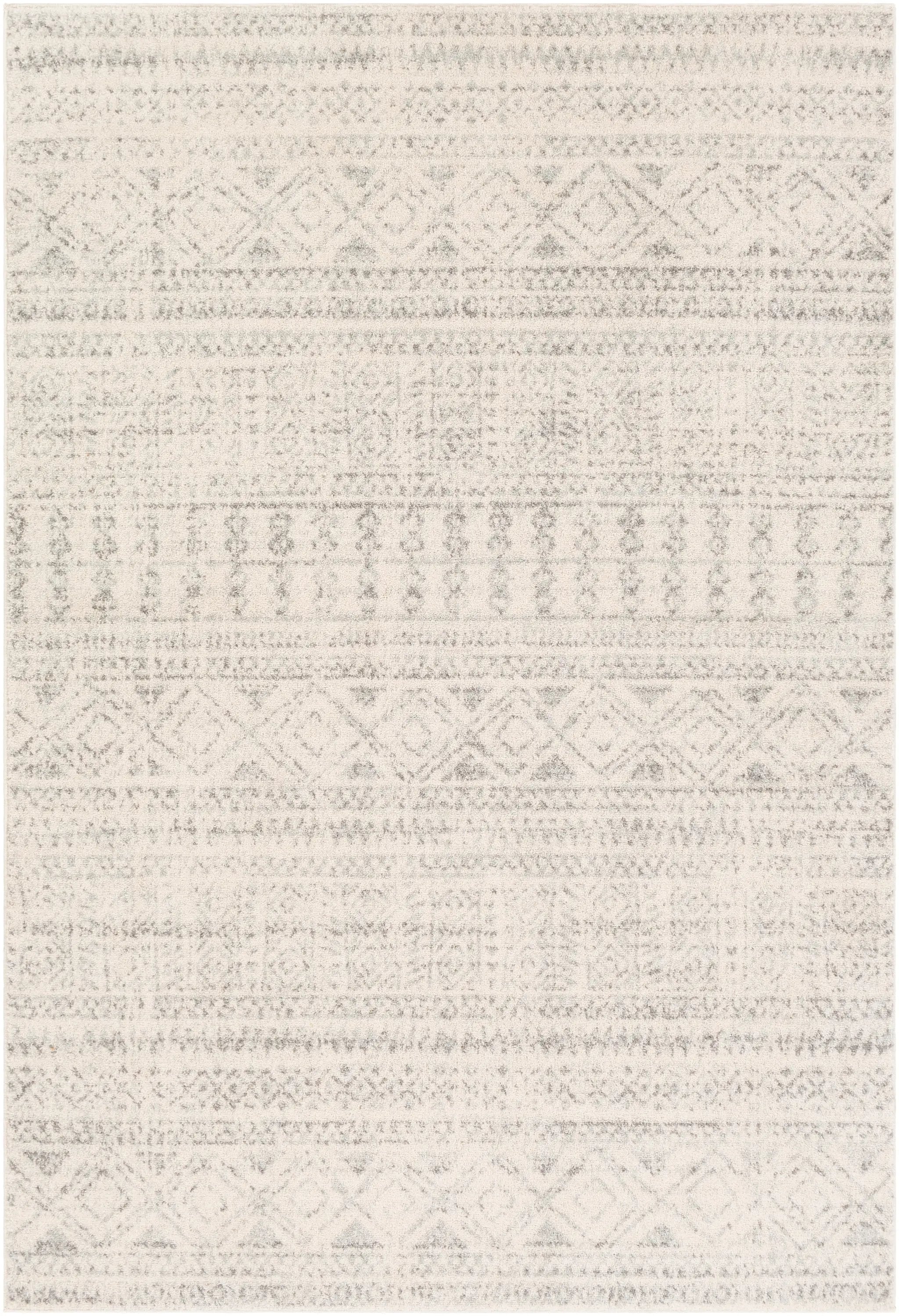 Elaziz ELZ-2354 Gray Area Rug by LIVABLISS