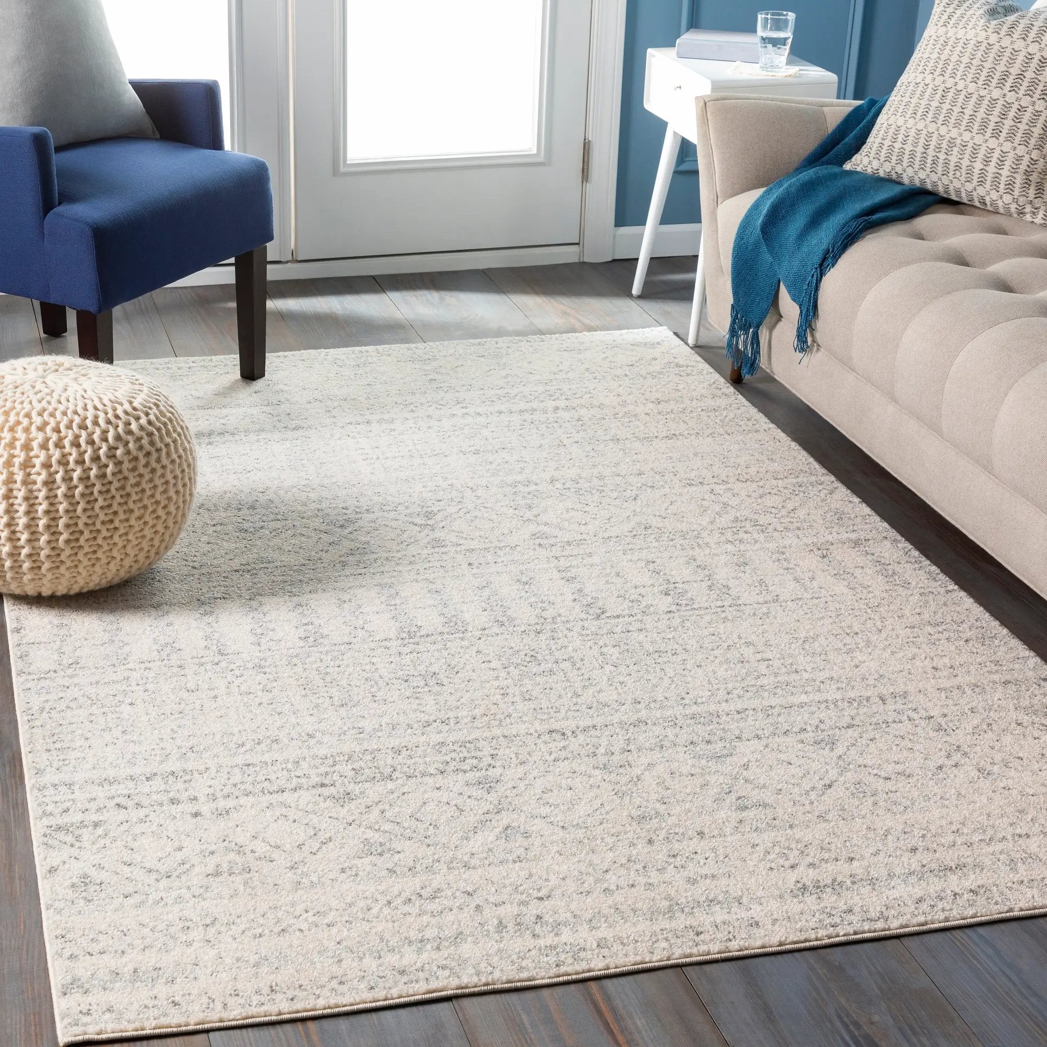 Elaziz ELZ-2354 Gray Area Rug by LIVABLISS