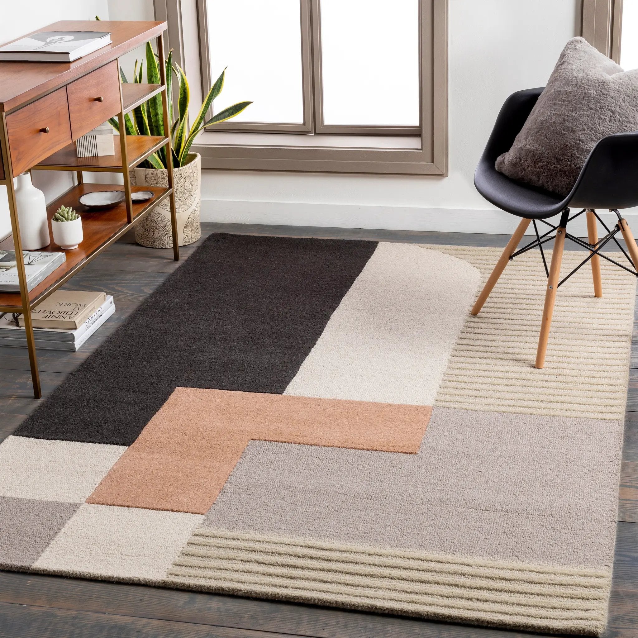 Emma EMM-2304 Light-Beige Area Rug by LIVABLISS
