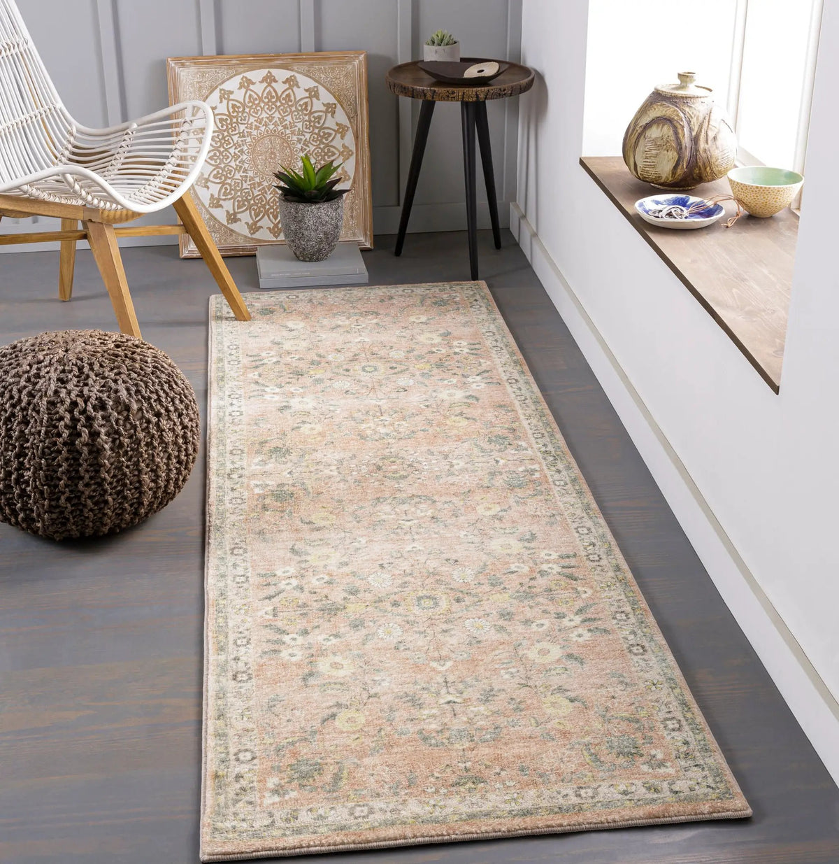 LIVABLISS Erin ERN-2308 Pink Area Rug