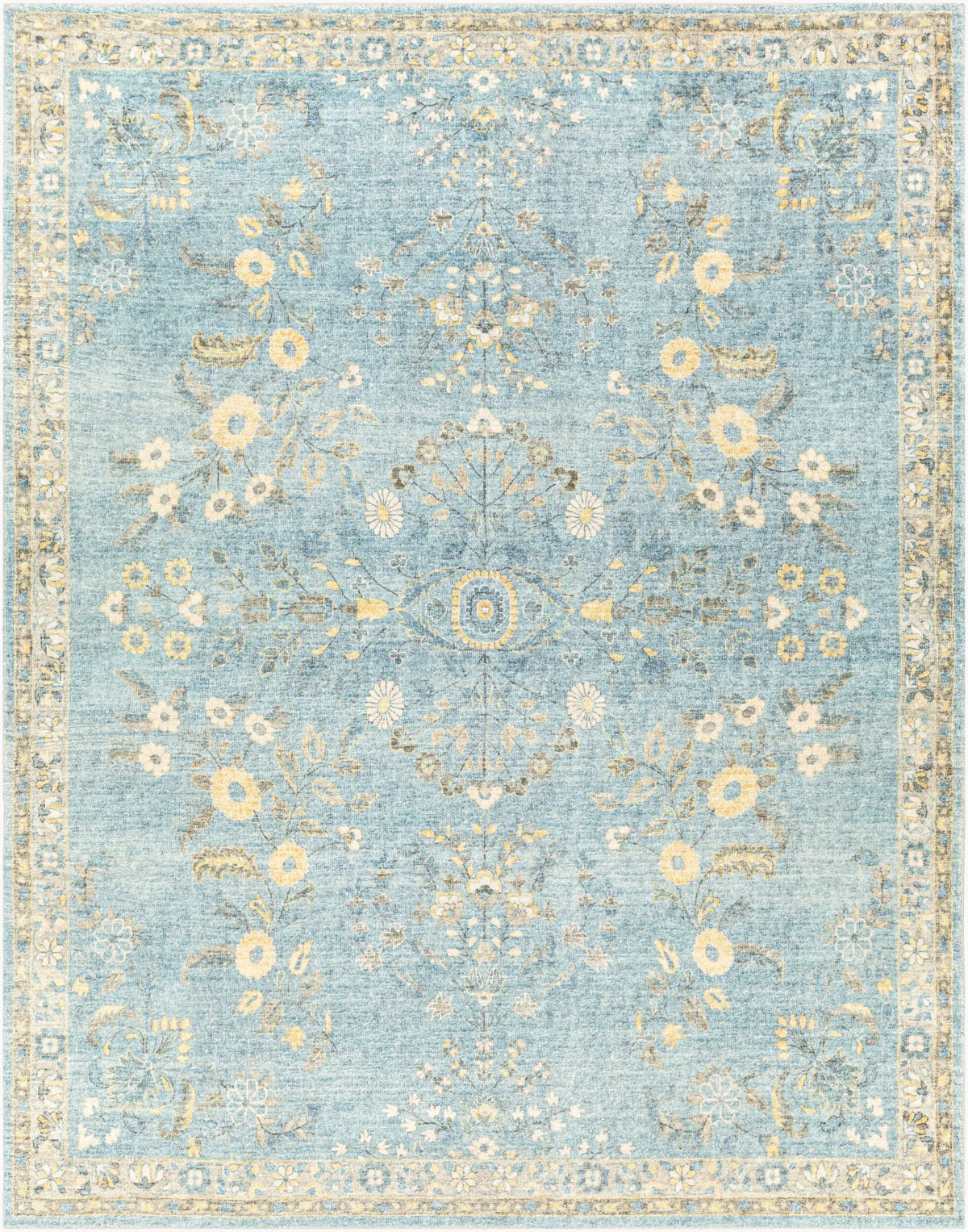 LIVABLISS Erin ERN-2311 Blue Area Rug
