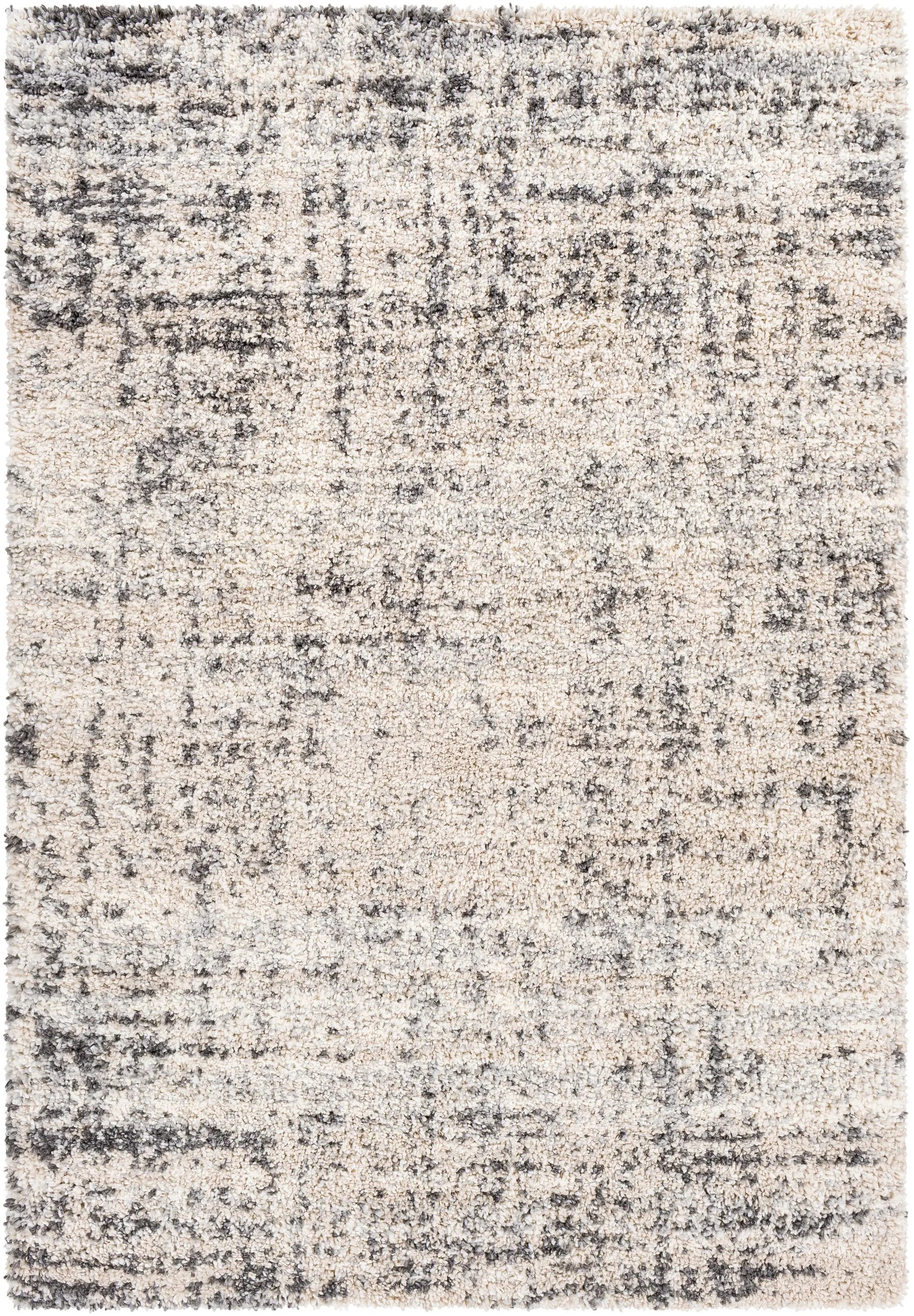 Eskimo Shag ESG-2300 Black Area Rug by LIVABLISS