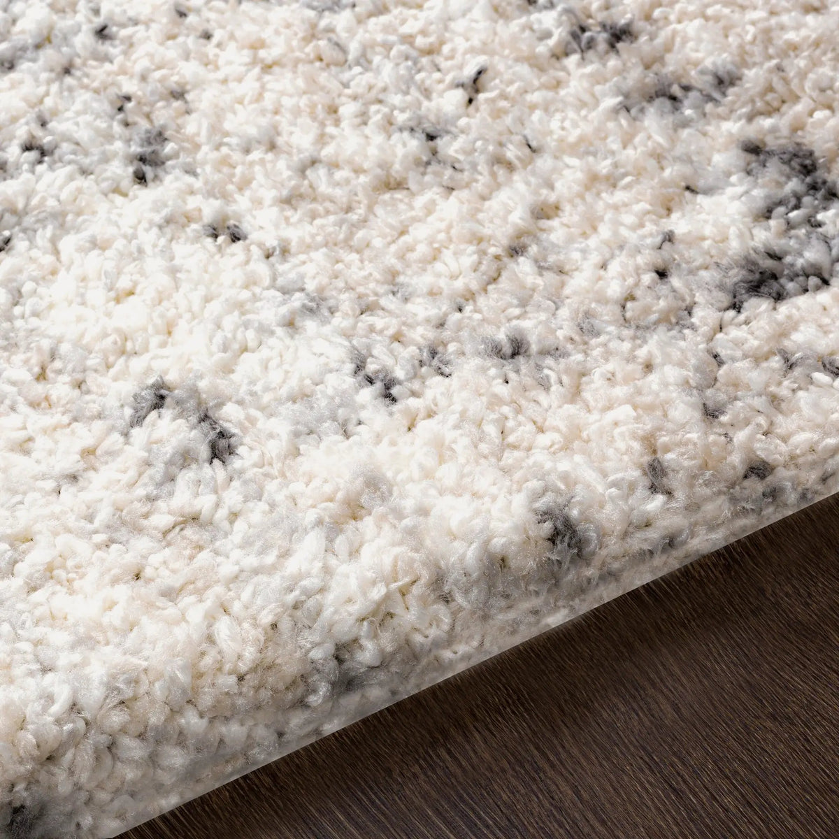 Eskimo Shag ESG-2300 Black Area Rug by LIVABLISS