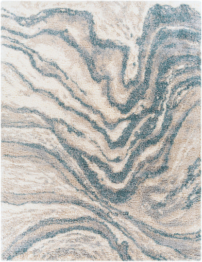 Surya Eskimo Shag ESG-2305 Blue Area Rug by LIVABLISS