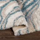 Surya Eskimo Shag ESG-2305 Blue Area Rug by LIVABLISS
